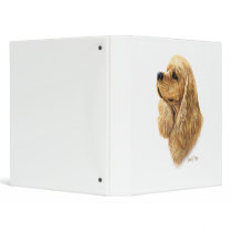 American Cocker Spaniel 3 Ring Binders