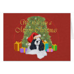 American Cocker Spaniel Christmas Card