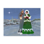 American Cocker Spaniel Christmas Post Card