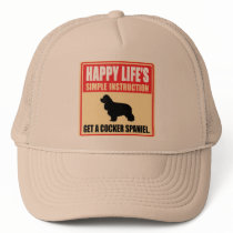 American Cocker Spaniel Mesh Hat