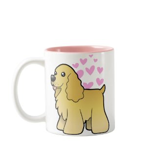 American Cocker Spaniel Love mug