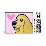 American Cocker Spaniel Love Postage