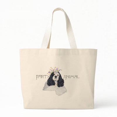 American Cocker Spaniel Party Animal Bag by MaggieRossDogs