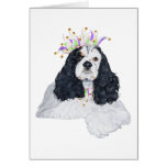 American Cocker Spaniel Party Animal Greeting Cards