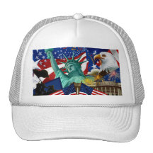 AMERICAN COLLAGE HAT