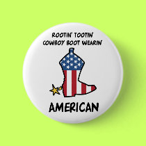 American Cowboy button