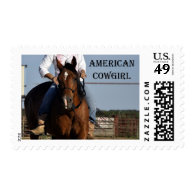 American Cowgirl Postage