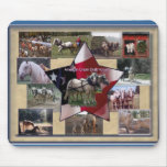 American Cream Collage Mouse Pads