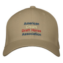 American, Cream Draft Horse Association Cap embroidered hats
