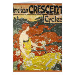 American Crescent Cycles - distressed Card