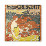 American Crescent Cycles - distressed Fridge Magnet