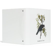 American Crow, John James Audubon Vinyl Binder
