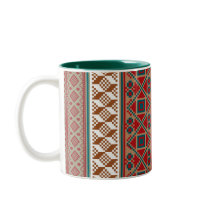 American culture pattern. coffee mug