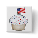 American Cupcake Pin