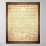 American Declaration of Independence Print