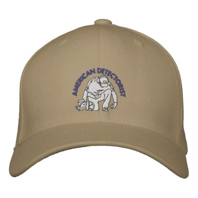 American Detectorist Basic Flexfit Wool Cap Embroidered Hat by americandetectorist