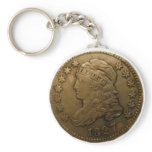 American Detectorist Classic Button Keychain