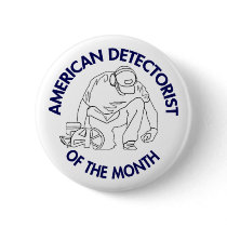 American Detectorist Round Button