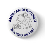 American Detectorist Round Button