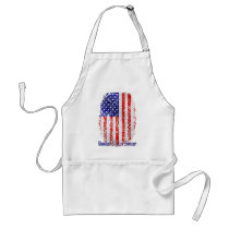 American down to my fingerprints USA pride Apron