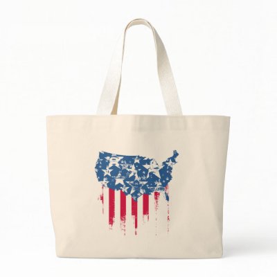 American Dream Canvas Bag by tshirtdujour