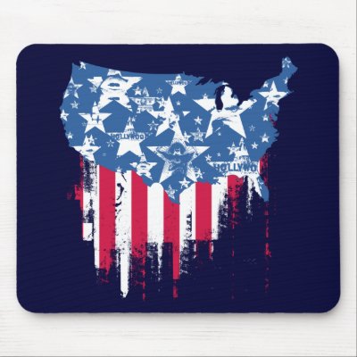 American Dream Mouse Mat by tshirtdujour