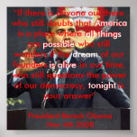 American Dream Victory Speech Post... - Customized Posters
