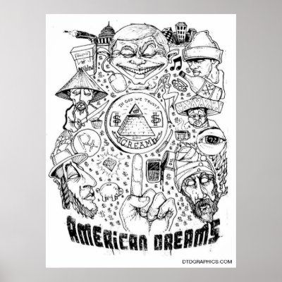 American Dreams poster by DEREKDONNELLYART
