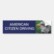 American Driver Bumper Sticker