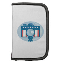 American DSLR Camera Stars and Stripes Flag Organizers