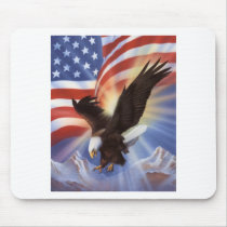 american-eagle-and-flag-ii mouse pad