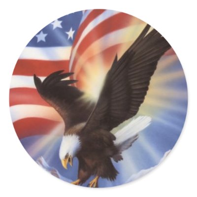 american eagle flag