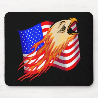 American Eagle Biker T shirts Gifts Mouse Pad by sagart1952