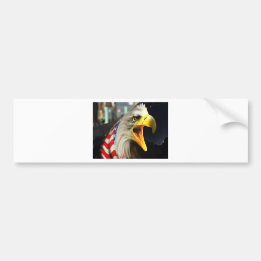 American Eagle Bumper Sticker | Zazzle