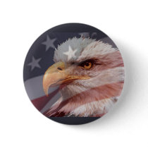 AMERICAN EAGLE  by SHARON SHARPE Pinback Buttons