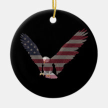 American Eagle Christmas Ornaments