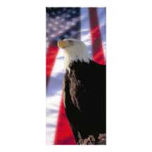 American Eagle & Flag Invitation