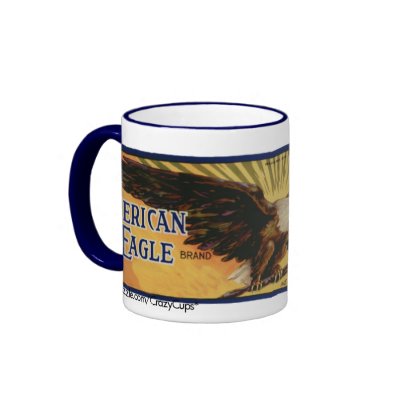 American Eagle Fruit Mugs by CrazyCups