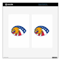 american eagle head stars and stripes flag decals for kindle fire