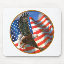 American Eagle in Flight Mouse Pads
