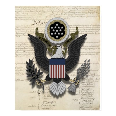 American Eagle on the Constitution Posters by cowboyannie