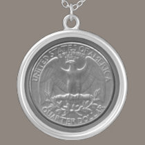 American Eagle Quarter - another version necklaces