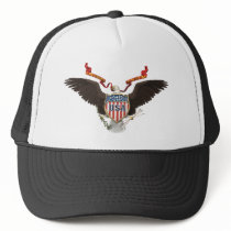 American Eagle USA Black Hat by mariannegilliand American Eagle USA Black Hat