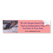 american-eagle, We the People-Stand United!, Fi... bumper stickers