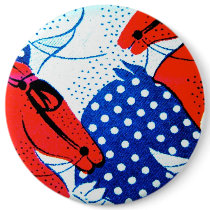 American Equestrian Horse Button