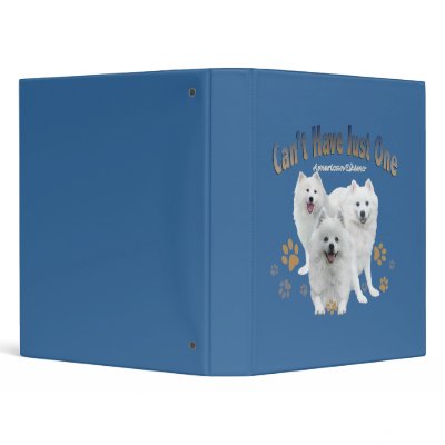 American Eskimo Can't Have Just One Binder by friskybiz