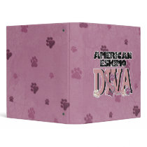 American Eskimo DIVA 3 Ring Binders