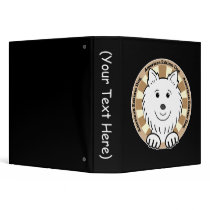 American Eskimo Dog Binder