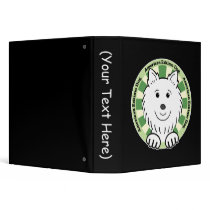American Eskimo Dog 3 Ring Binders