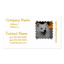 American Eskimo Dog Business Cards